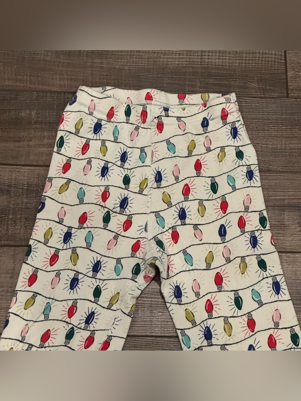 Hanna Andersson Christmas Lights Holiday Pajamas Size 12 EUC 100% Organic Cotton - Picture 9 of 16